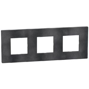 Doos a 10st. Light Now afdekraam 3x2 mod zwart grey 10