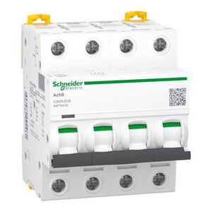 Installatieautomaat 4-polig In= 16A B-karakteristiek iC60N