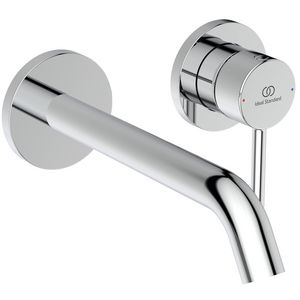 Wandmengkraan m. uitloop 180mm opbouwdelen chroom ceraline nuovo