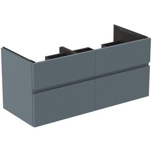 Wastafelmeubel 1200x505x550mm matt ashblue 4 laden Finesse