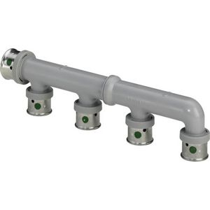 Groepsverdeler 20x16 2 kunststof/blank