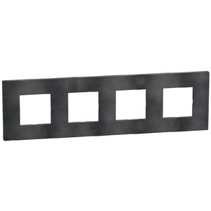 Doos a 10st. Light Now afdekraam 4x2 mod zwart grey 10