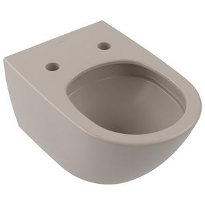 Wandcloset diepspoel Rimless Antao 370x560mm Almond CeramicPlus (excl. zitting)