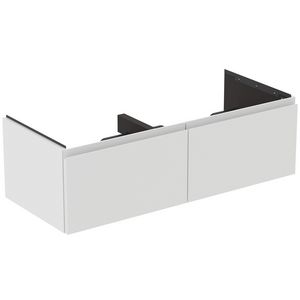 Wastafelmeubel 1200x505x370mm matt white 2 laden Finesse