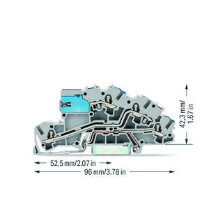 Etage installatieklem bedieningsopening 2,5mm² 7641 VVE=50
