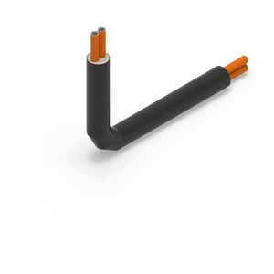 Huisinvoerbocht SDR 11 DUO 63+63/182 haaks 1,1x1,6m