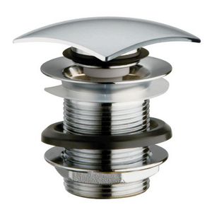 Wastafelafvoerplug Push Open SQUARE UD453 1.1/4" chroom univ. Ø72mm / 4-50mm