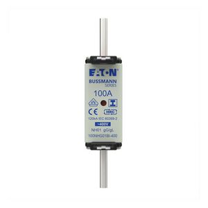 Zekering laagsp. 100A AC 400V NH01 gL/gG dubbele mel VVE=3