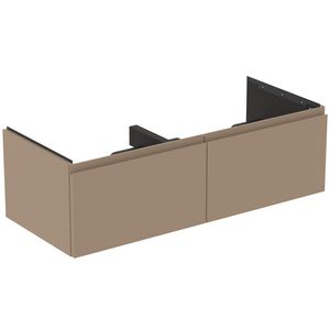 Wastafelmeubel 1200x505x370mm mat greige 2 laden Finesse