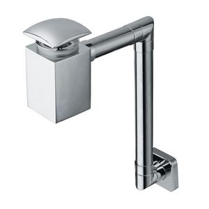 Designsifon compact square1.1/4"messing glansverchroo