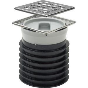 Insteekafvoer DN100 kunststof/grijs 49372-660758