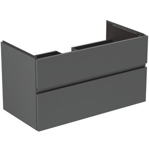 Wastafelmeubel 1000x505x550mm matt anthracite 2 laden Finesse E3397Y2