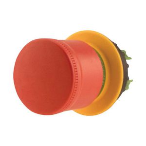Nood-Uit rood 30mm trekontgr. onverlicht 22,5mm mont VVE=5