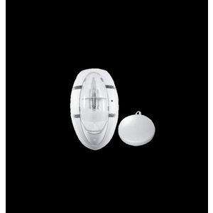 Flitslamp 230V gevoed, draadloos doorkoppelbaar met trilpad