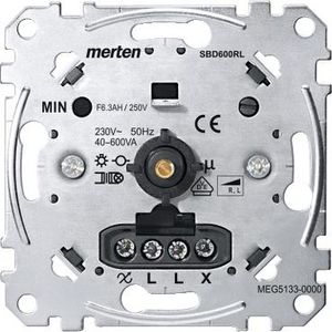 Draaidimmer voor inductieve last-40-60 W/VA