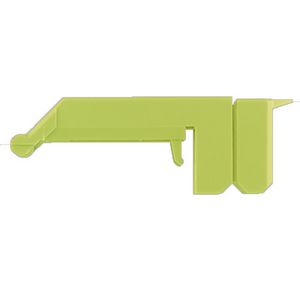 Afsluit- eindplaatl. gr. polyamide 66 h:85mm b:31mm VVE=20