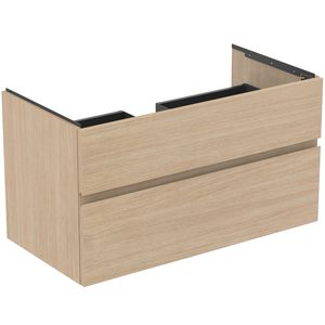 Wastafelmeubel 1000x505x550mm white oak 2 laden Finesse E3397US
