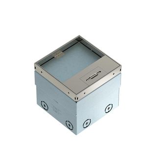 Vloerdoos leeg 140x140x110 rvs