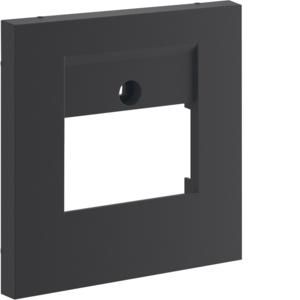 Centraaldeel 55mm data/universeel 3-voudig hal.vrij zwart