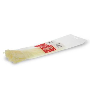 Zak a 100st. trekbandjes met label 290X4,8mm Neutraal