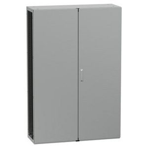 Aanbouwkast 1800x1200x400mm Scotch Brite 304L RVS X