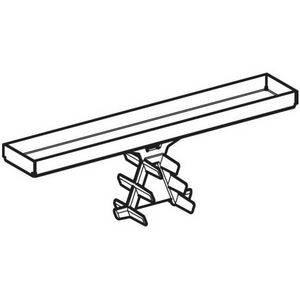 Afdekking voor douchegoot CleanLine te betegelen