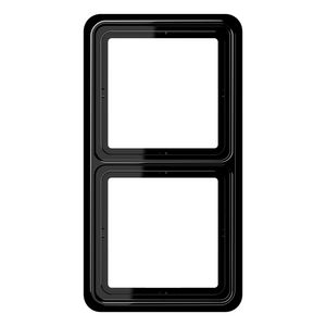 Afdekraam zwart 2-voudig CD500