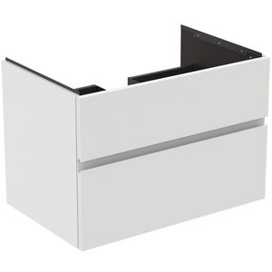 Wastafelmeubel 800x505x550mm matt white 2 laden Finesse