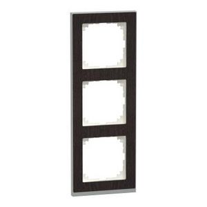 Afdekraam M-Pure Decor 3-voudig Hout Wenge Systeem M