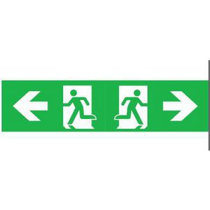 Pictogram noodverlichting pijl rechts Gennius