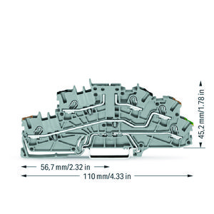 Etage installatieklem bedieningsopening 2,5mm² 6643 VVE=50