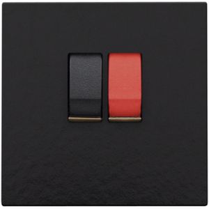 Afwerkingsset enkelvoudige luidsprekeraansl. piano black co