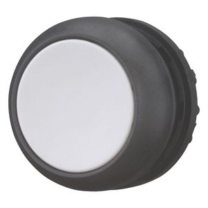 Drukknop vlak grijs terugverend M22S-D-GR