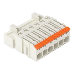 1-draads male steker Hendel Push-in CAGE CLAMP lichtg VVE=50