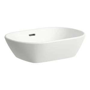Waskom LUA 50x35cm met overloop wit
