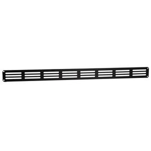 ALU vlak plintrooster 400x30mm zwart