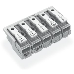 Kroonklem Drukknop extern z. PE-contact wit 294-5035 VVE=250