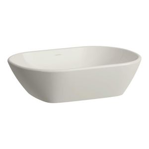 Waskom LUA 50x35cm met overloop pergamon