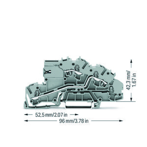 Etage installatieklem bedieningsopening 2,5mm² 7659 VVE=50
