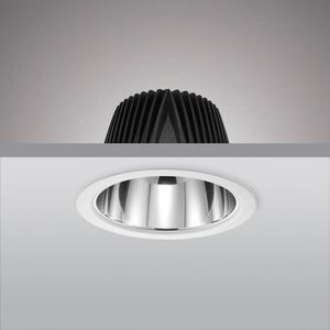 LED downlight 140mm 10W wit 3000K sparing 125mm 40002100