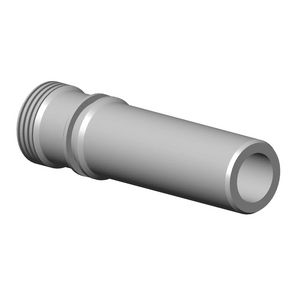Houder v. T-stuk 20x70mm Champagne gebors. (22kt Goud)