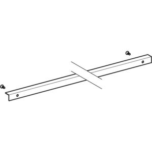 Glijprofiel voor wastafelonderkast met bev.