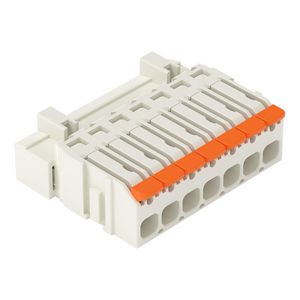 1-draads male steker Hendel Push-in CL lichtgrijs VVE=50
