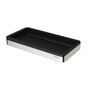 Planchet zwart chroom kunststof 210x108mm FRAME