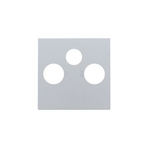 Afwerkingsset 2 enkelvoudige coaxaans. TV/FM/Satt. sterling