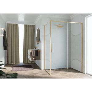 Riga 2p+f 107 links verst.107,5-109cm helder glas br. go ld
