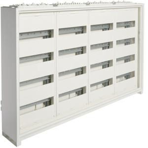 Opbouwveldverdeler IP30 650x1050x161mm 192 mod. geisoleerd