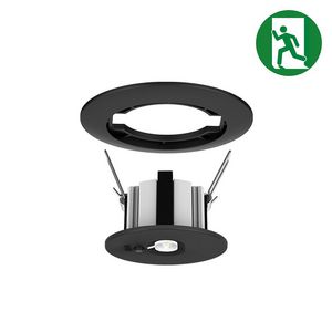 Noodverlichting Downlight 3W ø55mm auto test zwart