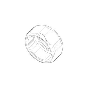 Bevestiging Wartelmoer 3/4" chr 092330010-00