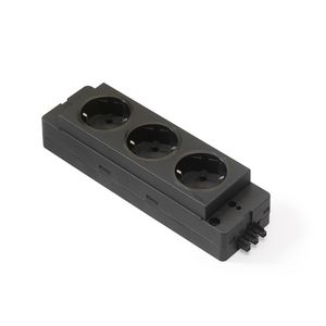 Contactblok 3x 230V RA type 910 WINSTA in/uit zwart